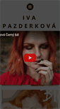 Mobile Screenshot of ivapazderkova.cz
